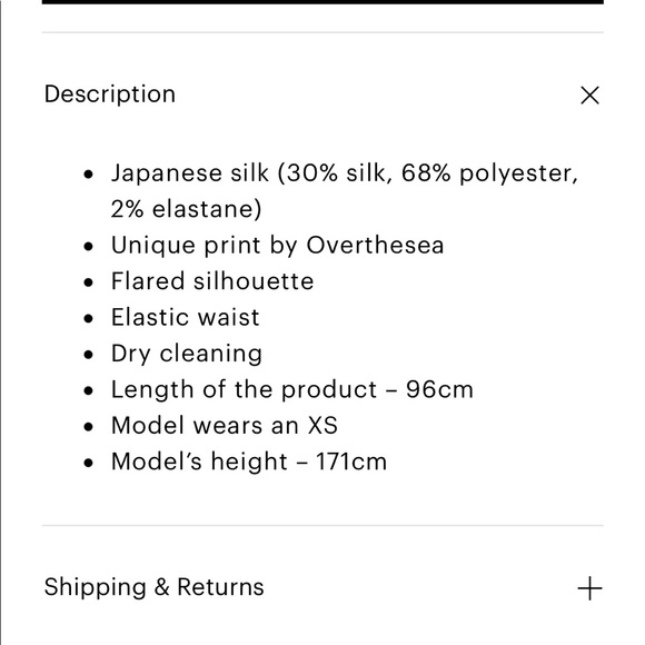 OVERTHESEA Silk Blend Dainty Floral Feeling # 5 Maxi Skirt - Picture 4 of 10